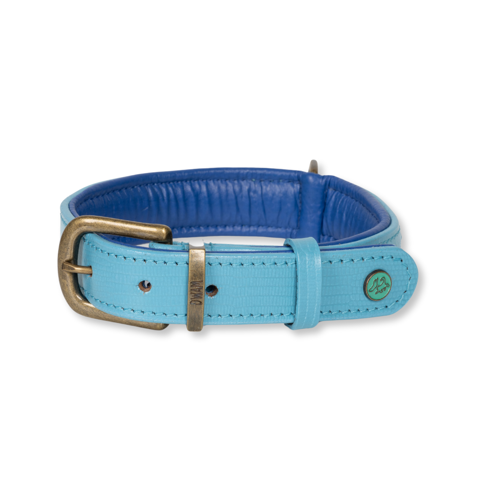 Dog with a Mission Sky Collare cane L azzurro cuori 40-47 cm