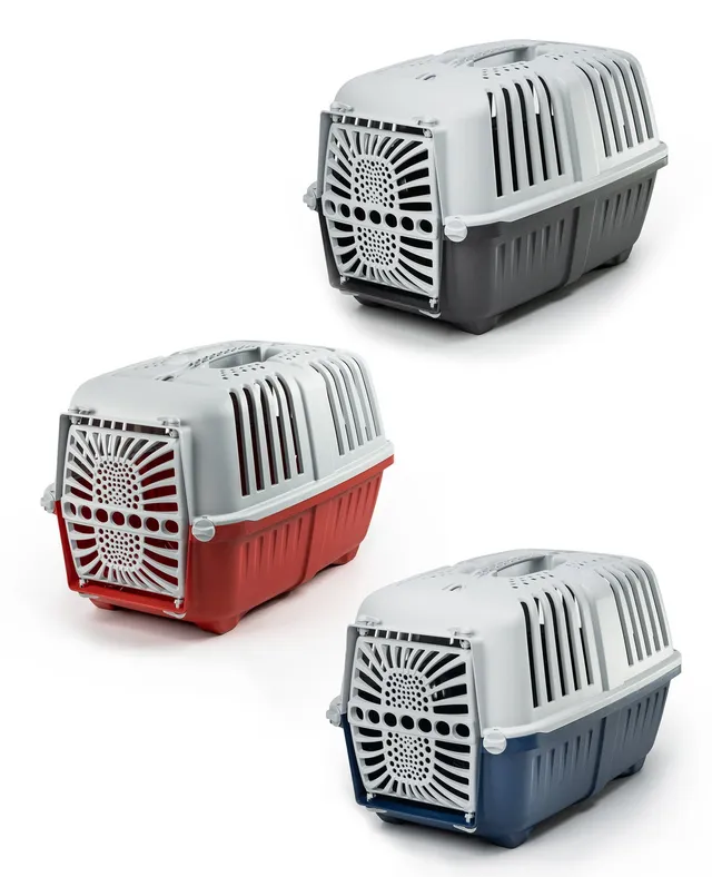 Lionto Katzentransportboxen trasportino gatto 55x36x36 antracite