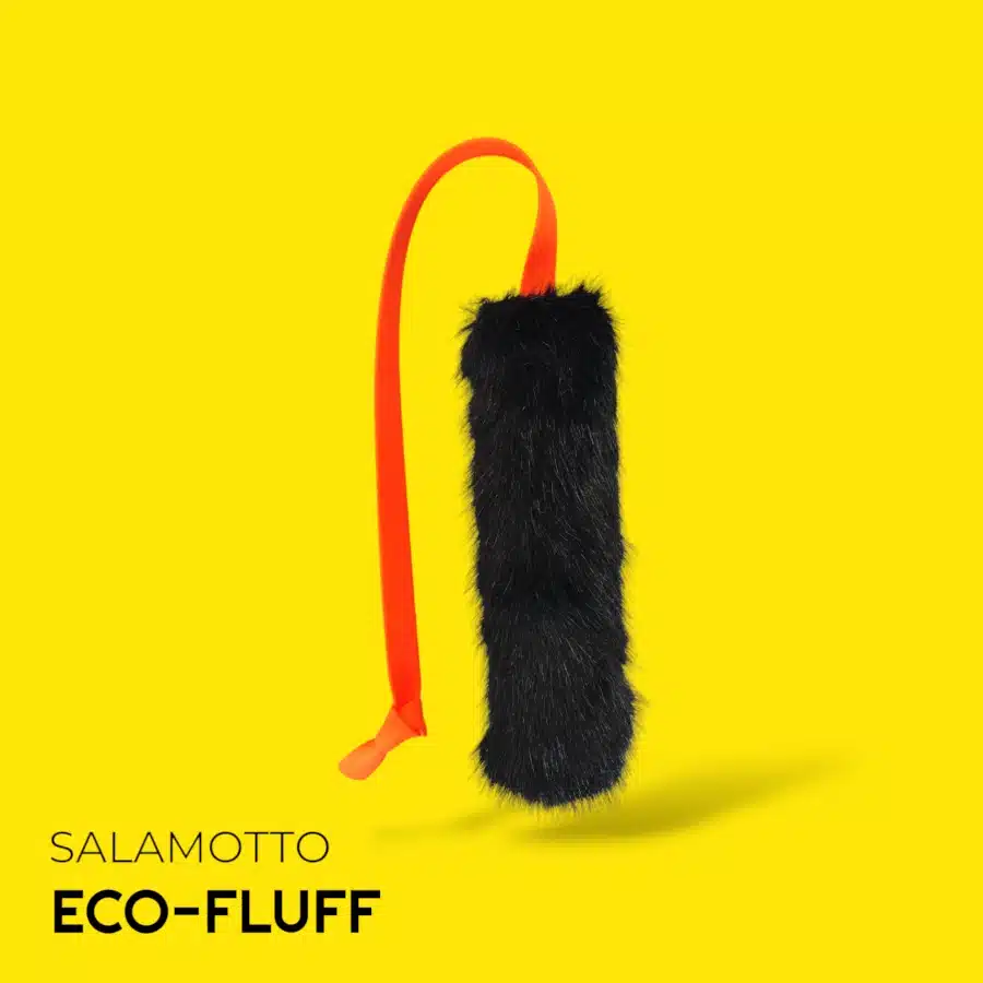 Toscani Giochi per cani salamotto Eco-fluff nero 80 cm