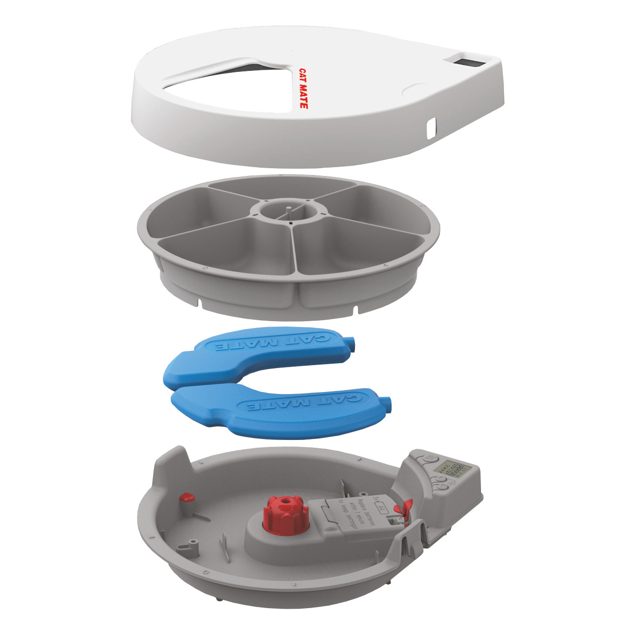 Cat Mate C500 mangiatoia automatica gatto 5 porzioni 4 giorni