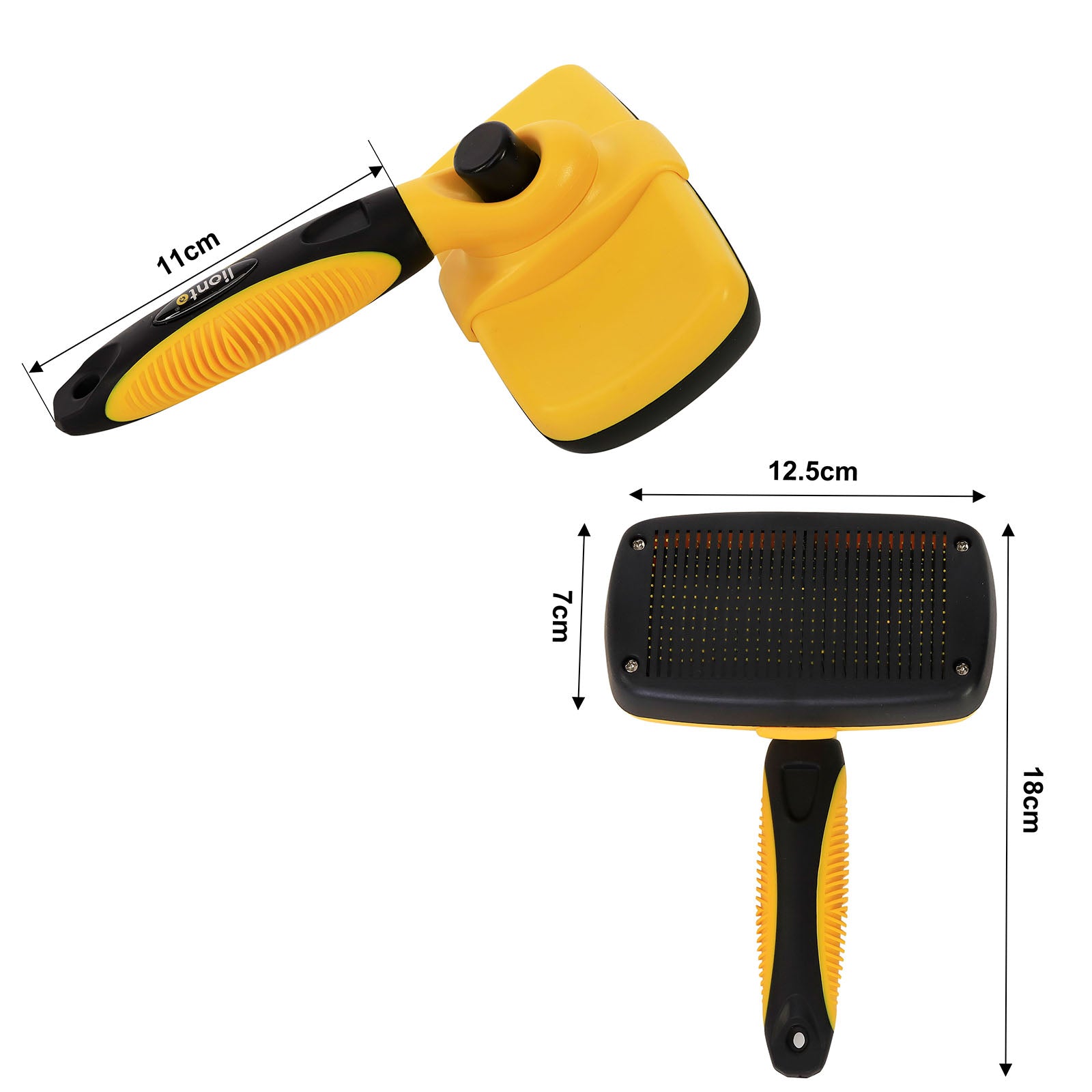 Lionto Spazzola Autopulente 18 cm Toelettatura Cani Gatti
