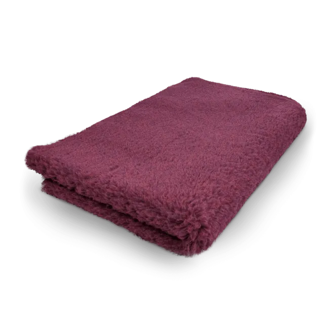 Toscani Vet Bed tappeto animali vinaccia pelo 28 mm lavabile