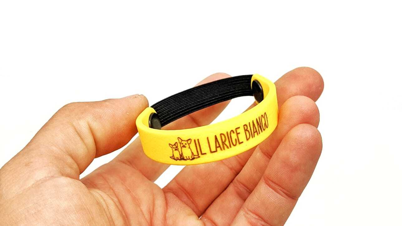 Toscani Gadget braccialetto con incisione personalizzata razza cane