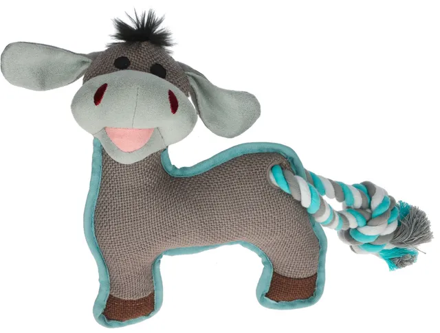 Kerbl Pet Dog Toy Donkey Ferdi gioco cane cotone