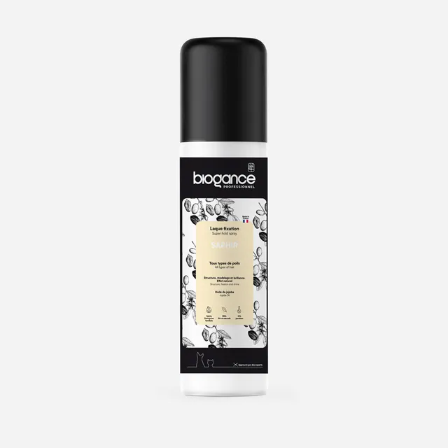 Biogance Saphir Lacca Fissaggio Cane Professionale Jojoba