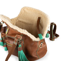 Dog with a Mission Blondie borsa cane pelle fino a 5 kg