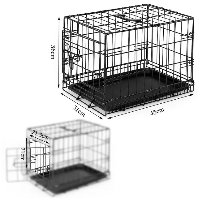 Lionto Hundetransportboxen gabbia cane 122x76x81 cm metallo