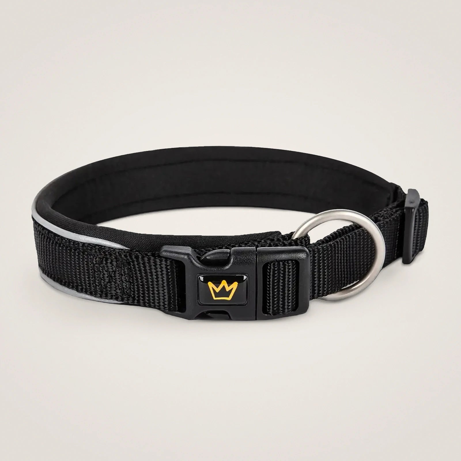 Rudelkönig Hundehalsband Paola collare cane nero riflettente