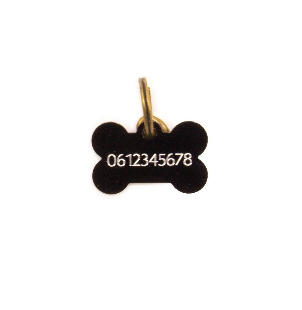 Dog with a Mission Penning medaglietta cane osso nero S
