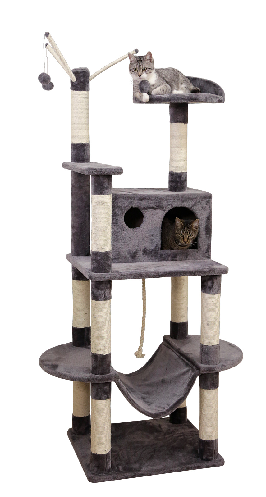 Kerbl Pet Matteo Albero Tiragraffi Gatto con Amaca Sisal