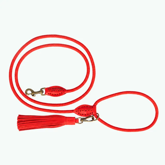 Dog with a Mission Red Velvet Guinzaglio S rosso 155 cm