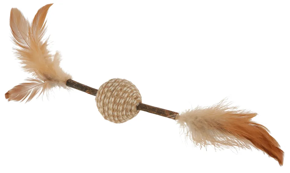 Kerbl Pet Matatabi Canna Gioco Gatto Juta e Piume