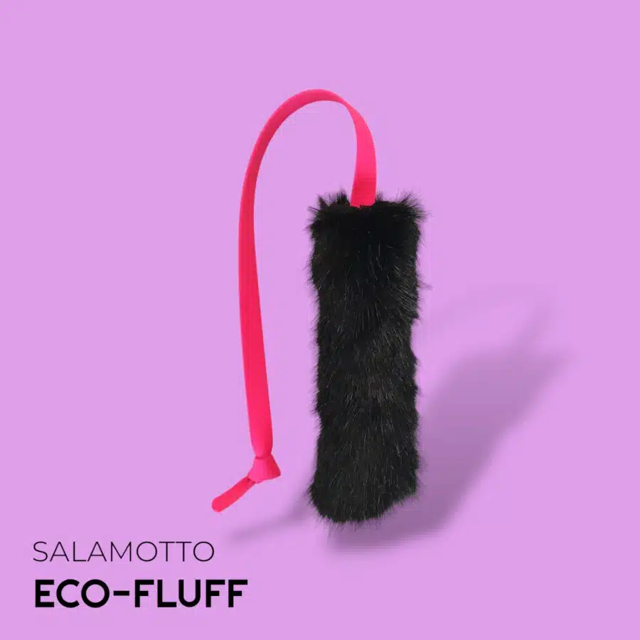 Toscani Giochi per cani salamotto Eco-fluff nero 80 cm