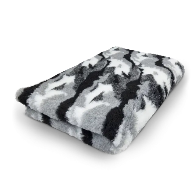 Toscani Vet Bed Tappeto Cani Gatti Camouflage Grigio 28mm