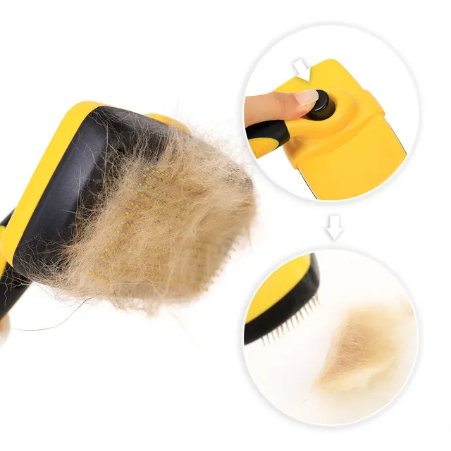 Lionto Spazzola Autopulente 18 cm Toelettatura Cani Gatti