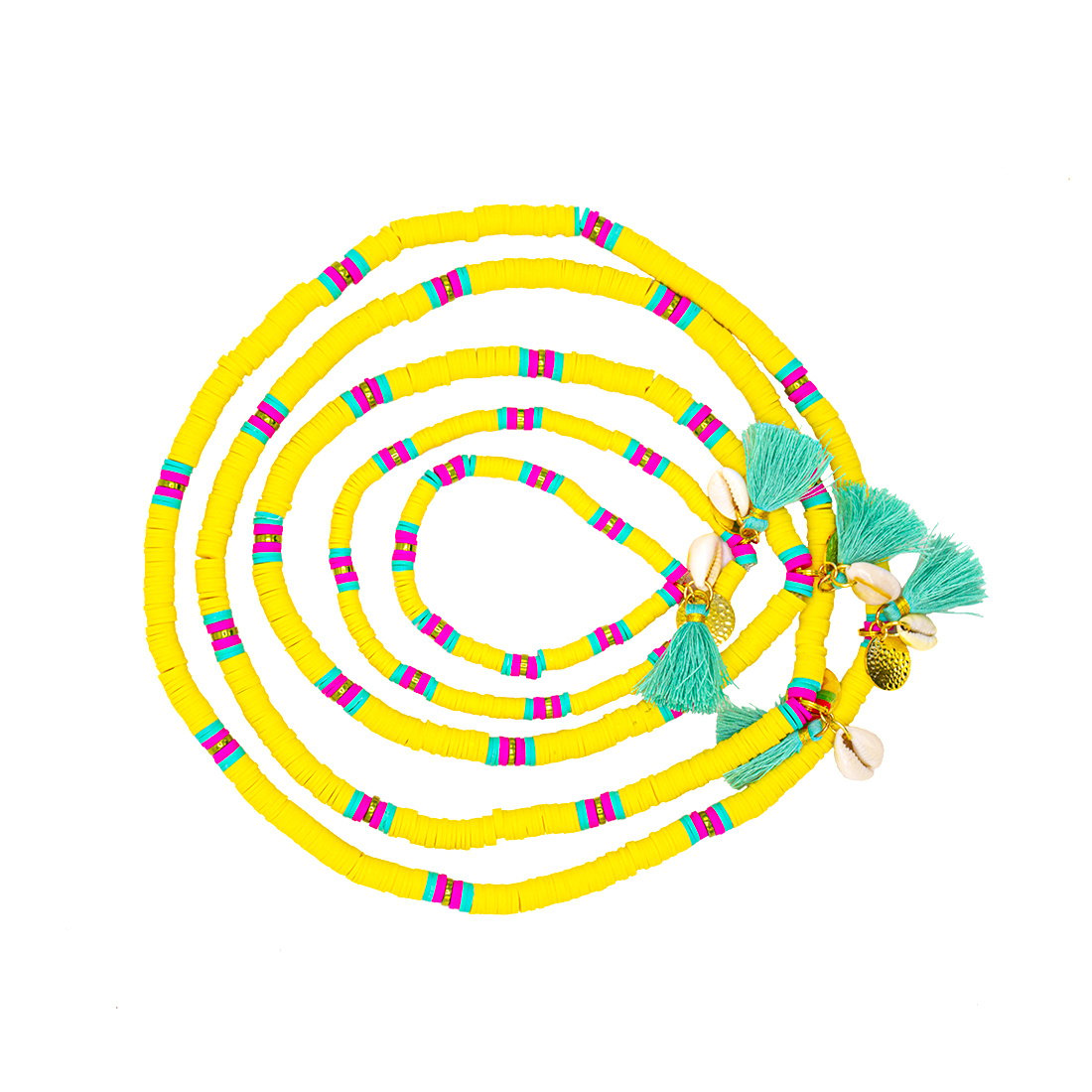 Dog with a Mission Copacabana collana cane XL gialla 60 cm