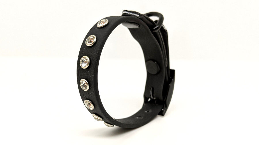 Toscani Waterproof collare Maestà cani taglia piccola con strass