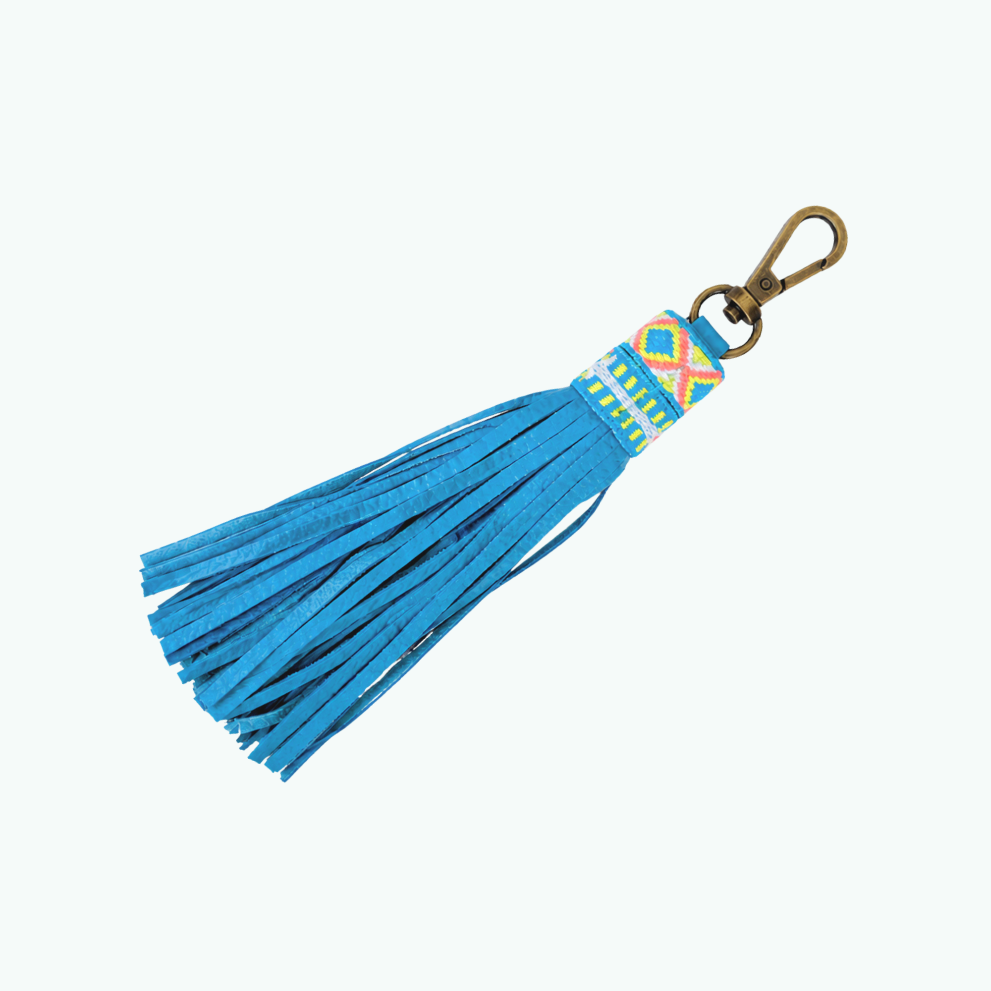 Dog with a Mission Aloha Charm guinzaglio cane pelle blu