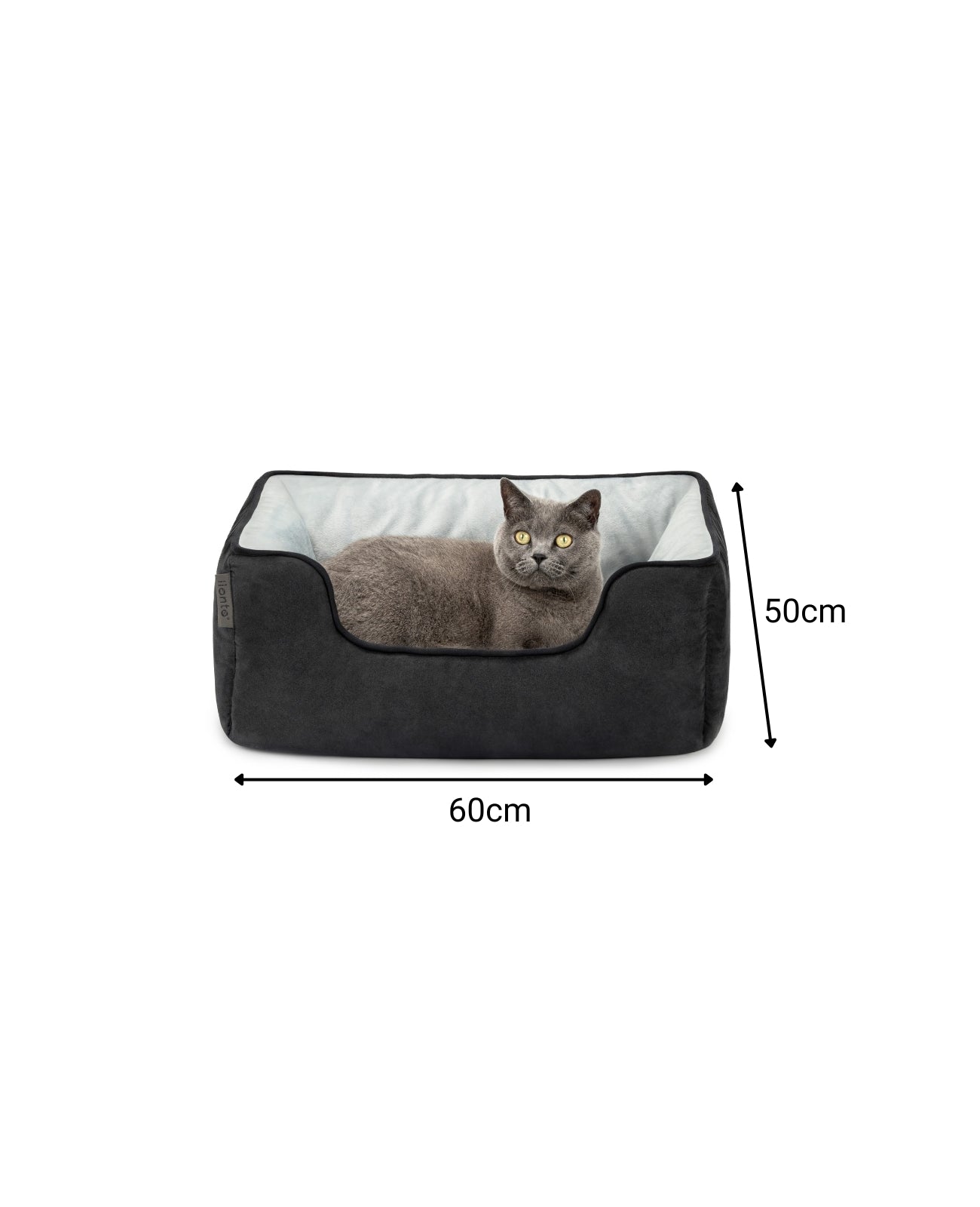 Lionto Katzenbettchen cuccia gatto 80x60 cm marrone reversibile