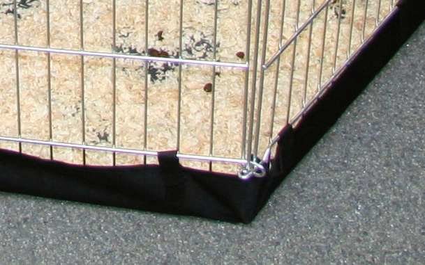 Kerbl Pet Nylon Base Fondo Nylon Recinto Esterno Roditori Lavabile