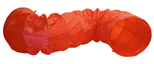 Kerbl Tunnel Agility Cane in nylon con picchetti e sacca