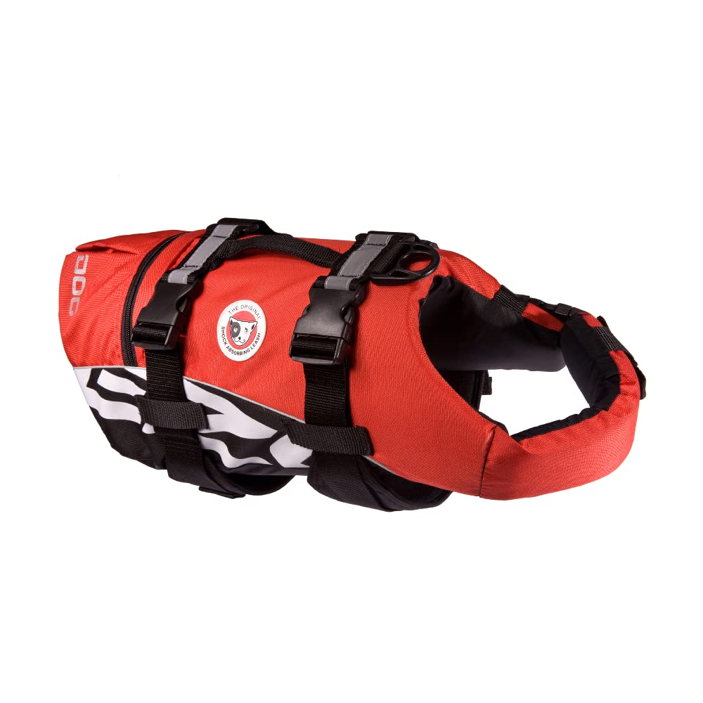 EzyDog Dog Life Jackets DFD salvagente cane L rosso