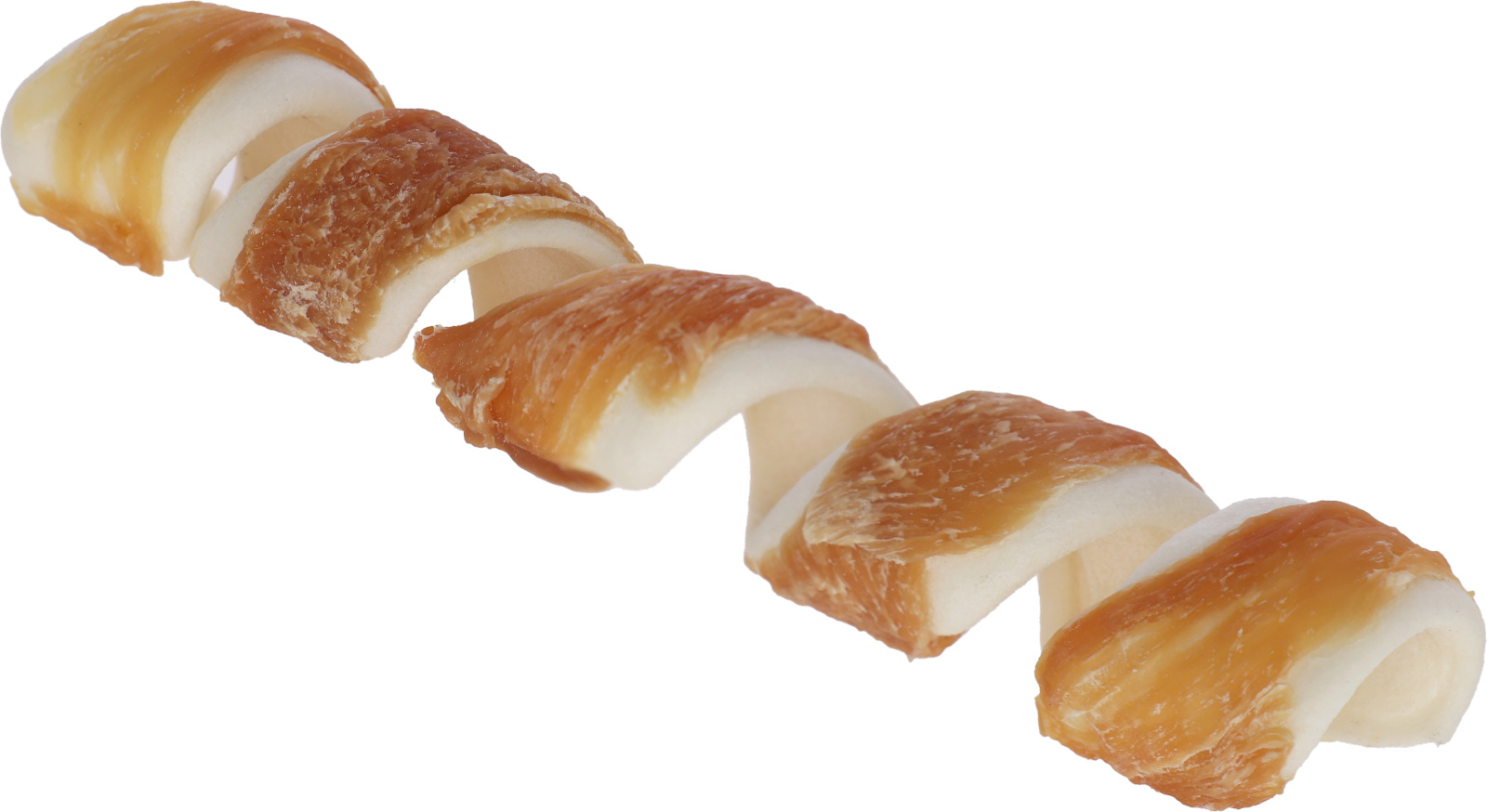 Kerbl Rawhide Chewing Spiral snack cane al pollo