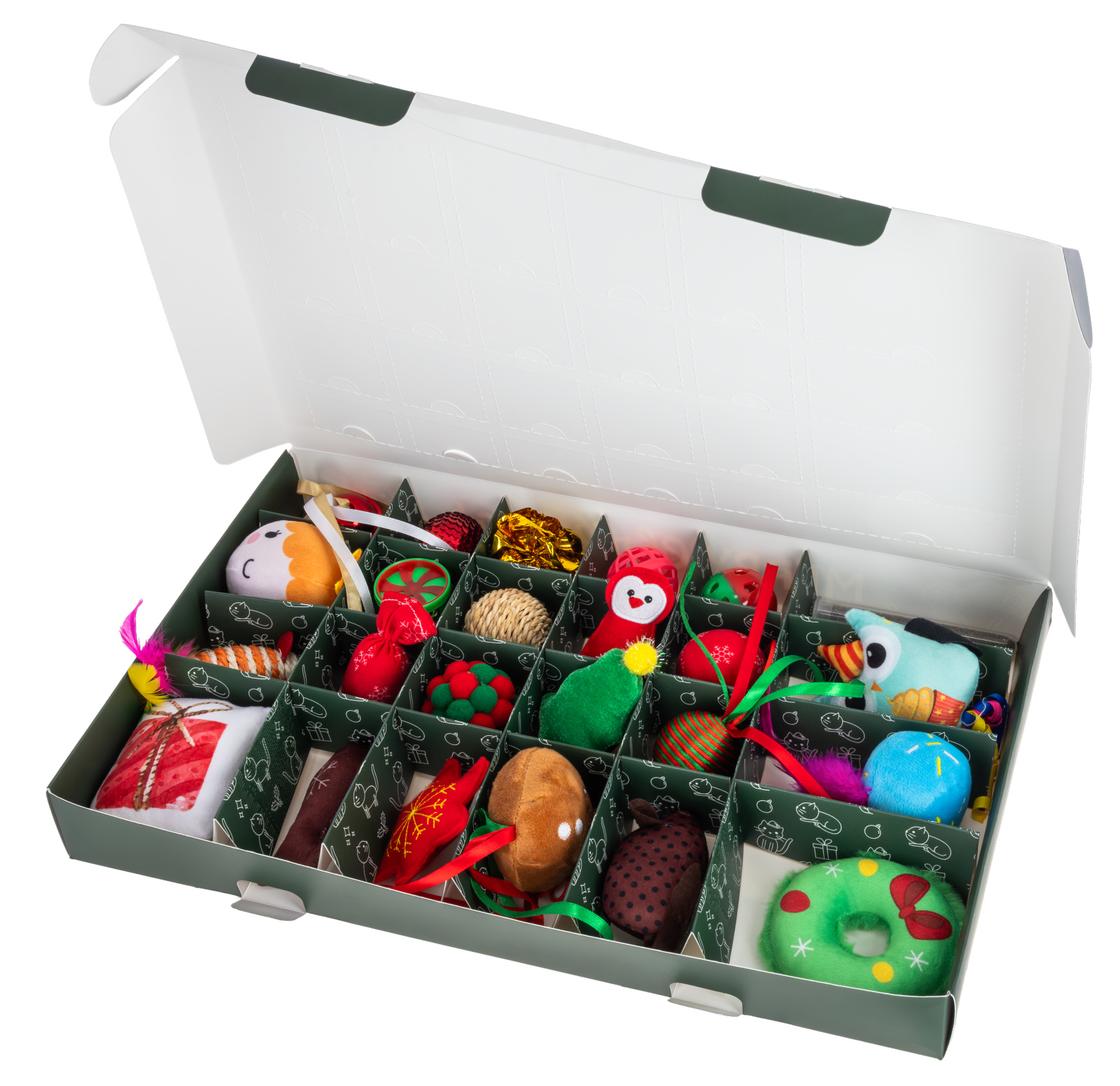Kerbl Cat Toy Calendario Avvento Gatto 24 Giochi Catnip