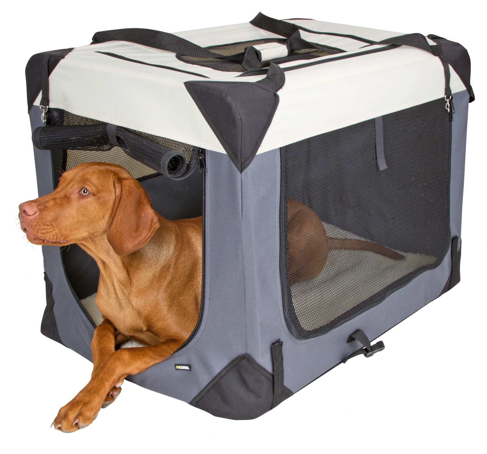 Kerbl Pet Journey Box trasporto cane alluminio nylon