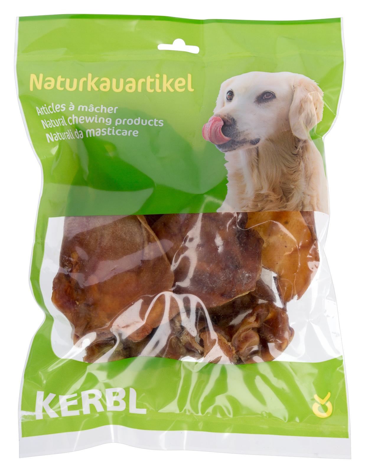 Kerbl Pet Pig Ears Orecchie Maiale Snack Cane Naturale