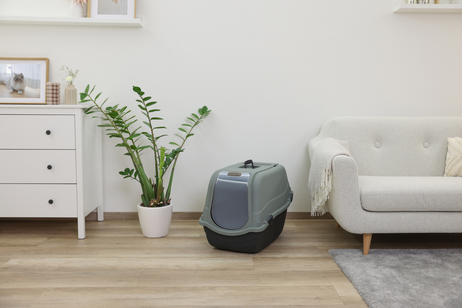 Kerbl Pet Emma Lettiera Gatto Chiusa con Porta