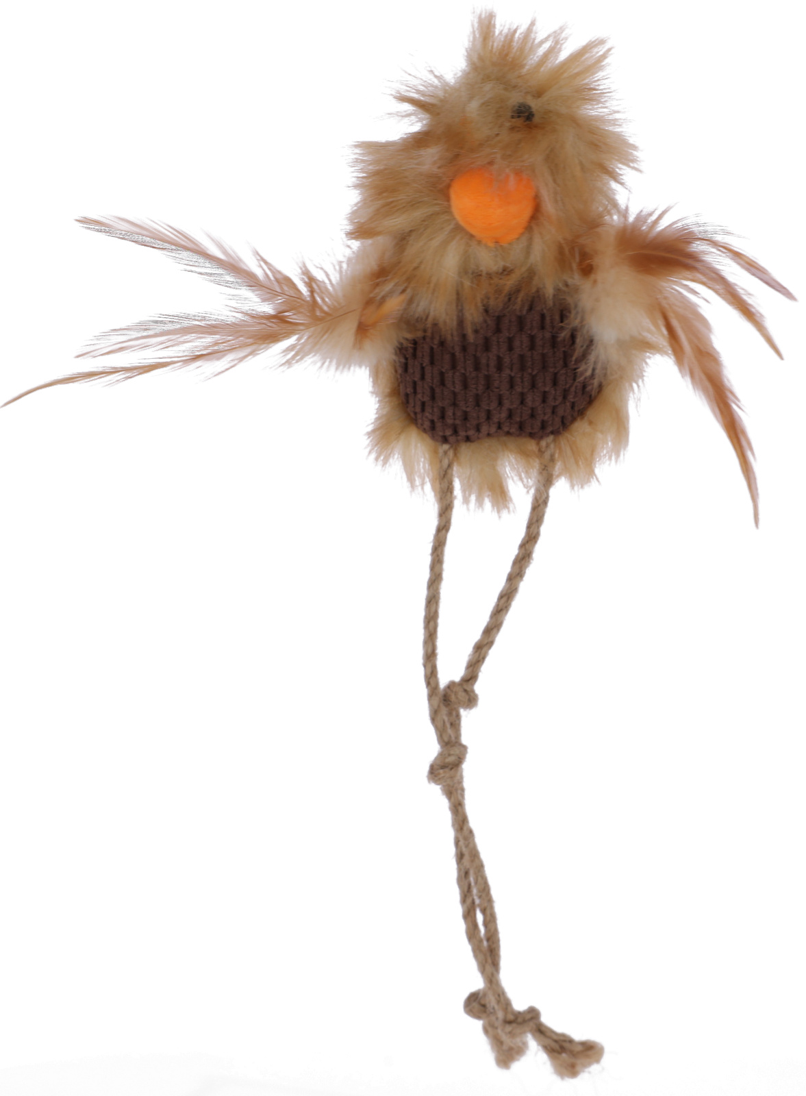 Kerbl Pet Cat Toy Safari Wild Bird gioco gatto piume catnip