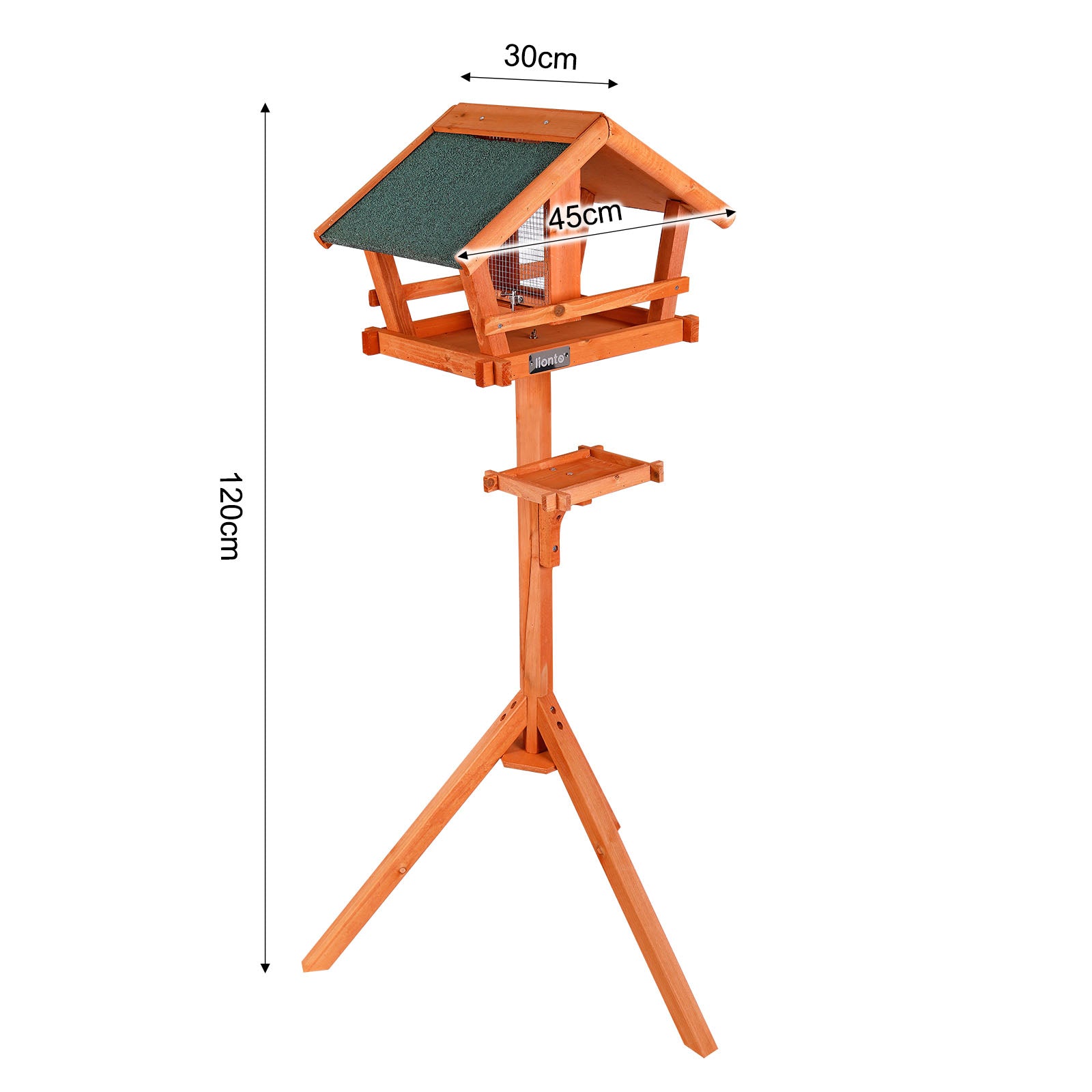 Lionto Vögel Vogelhaus Mangiatoia Uccelli Legno 120 cm