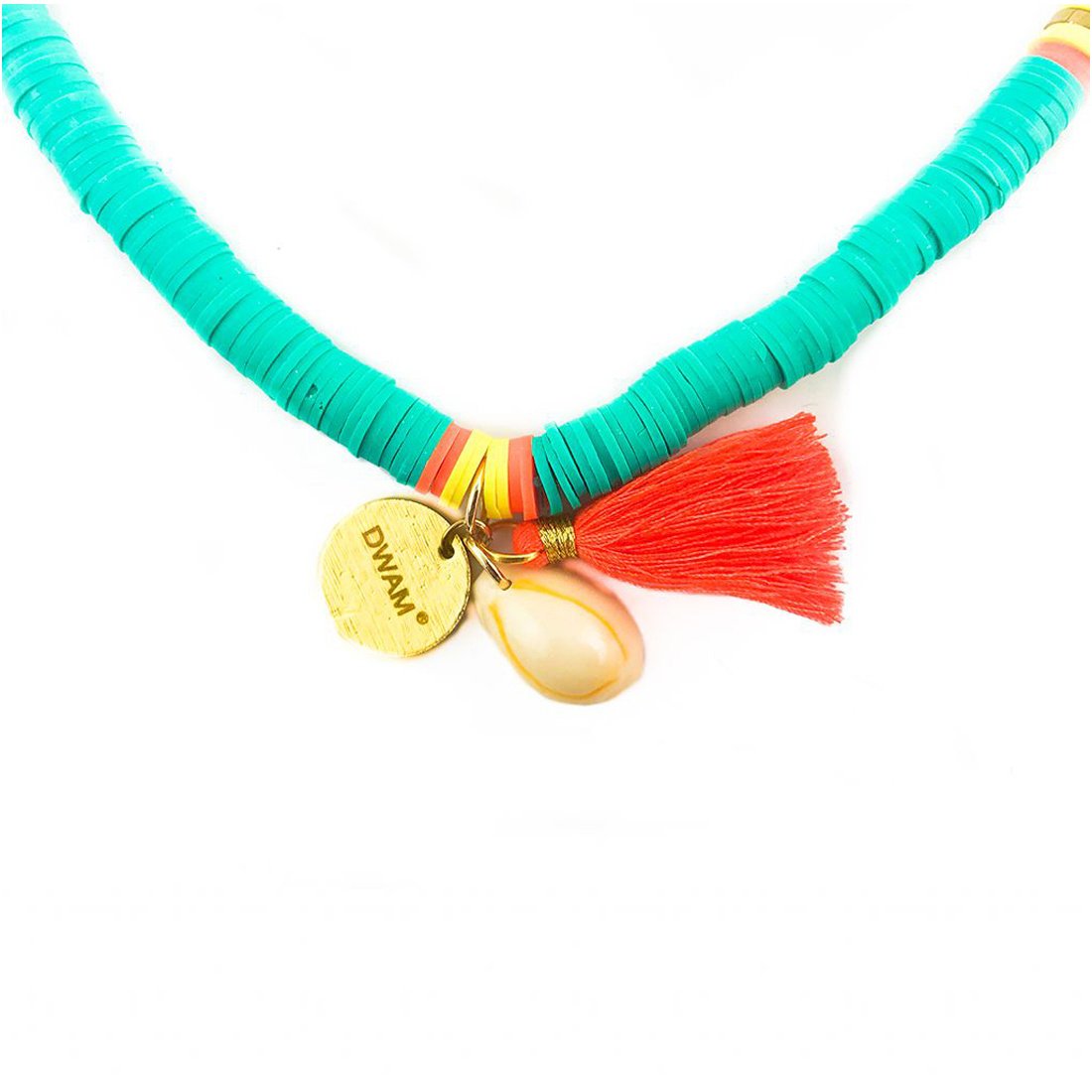 Dog with a Mission Coco Beach Collana Cane XL Turchese 60cm
