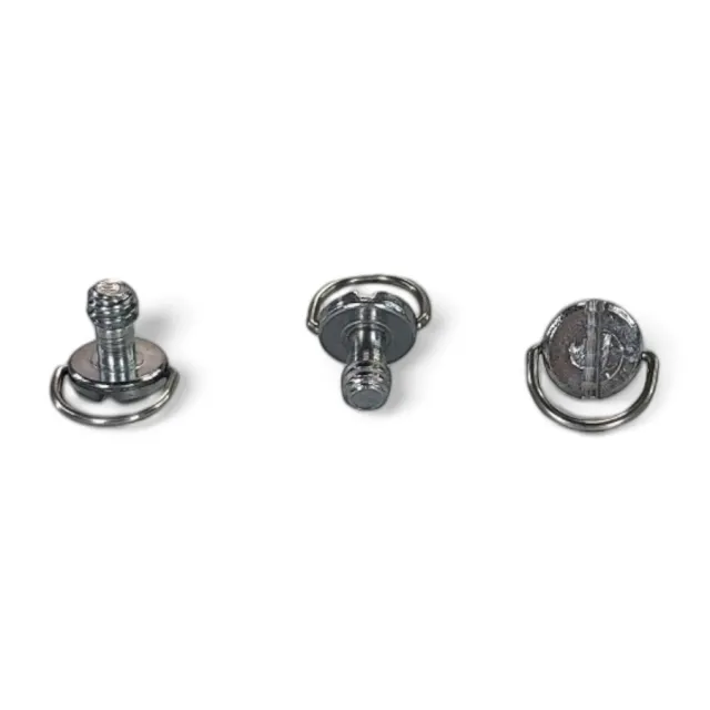 Toscani Rivetti e borchie Viti 1/4" anello D vite fotocamera ferro