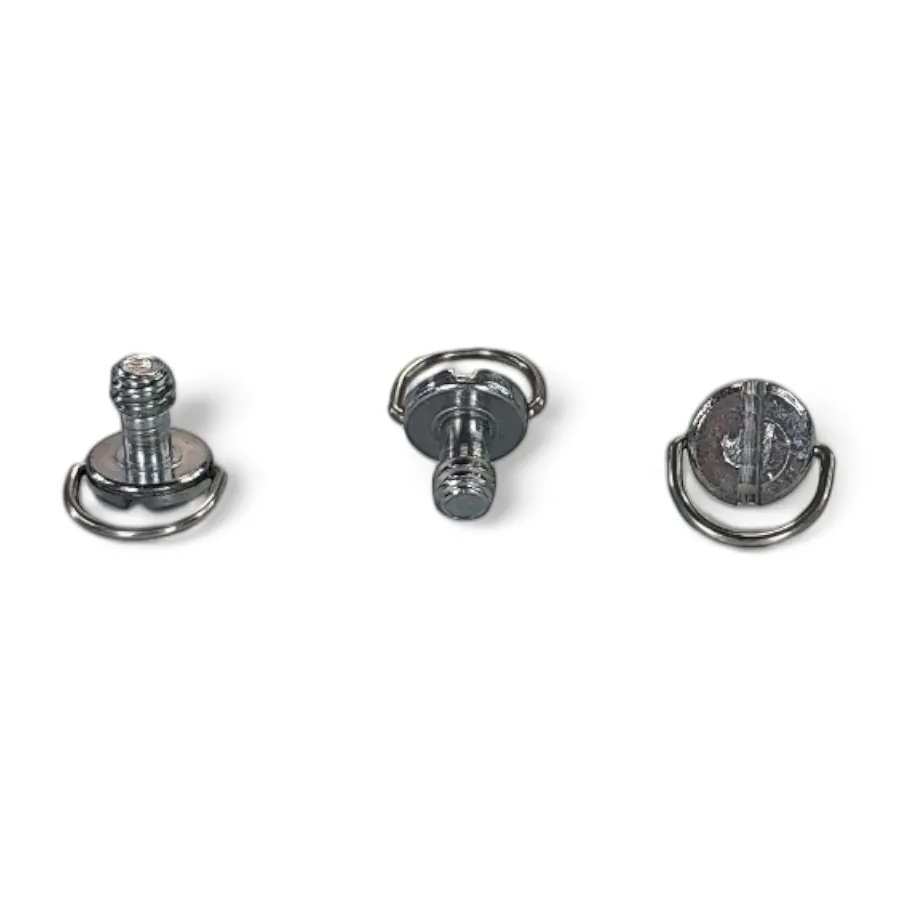 Toscani Rivetti e borchie Viti 1/4" anello D vite fotocamera ferro