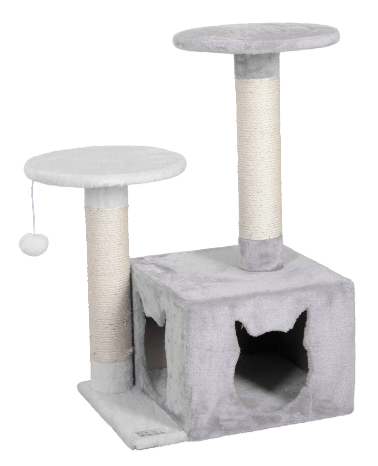 Kerbl Pet Saphir Light albero tiragraffi gatto con cuccia
