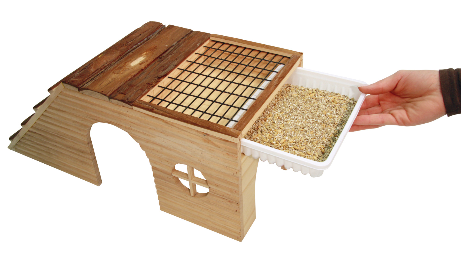 Kerbl Pet Rodent House casetta legno roditori con rampa