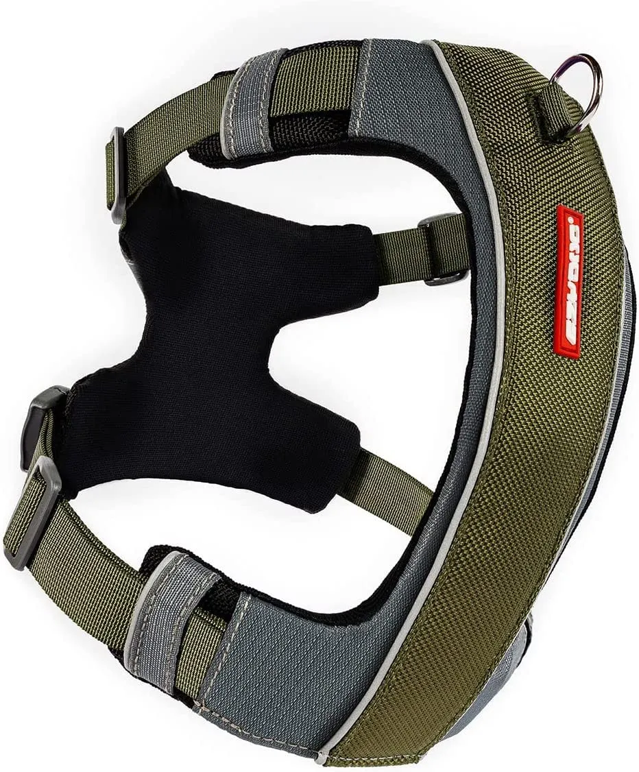 EzyDog X-Link pettorina per cani S verde oliva anti-tiro
