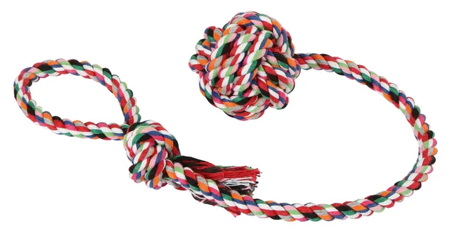 Kerbl Ball on a Rope palla cane corda 6 cm con laccio