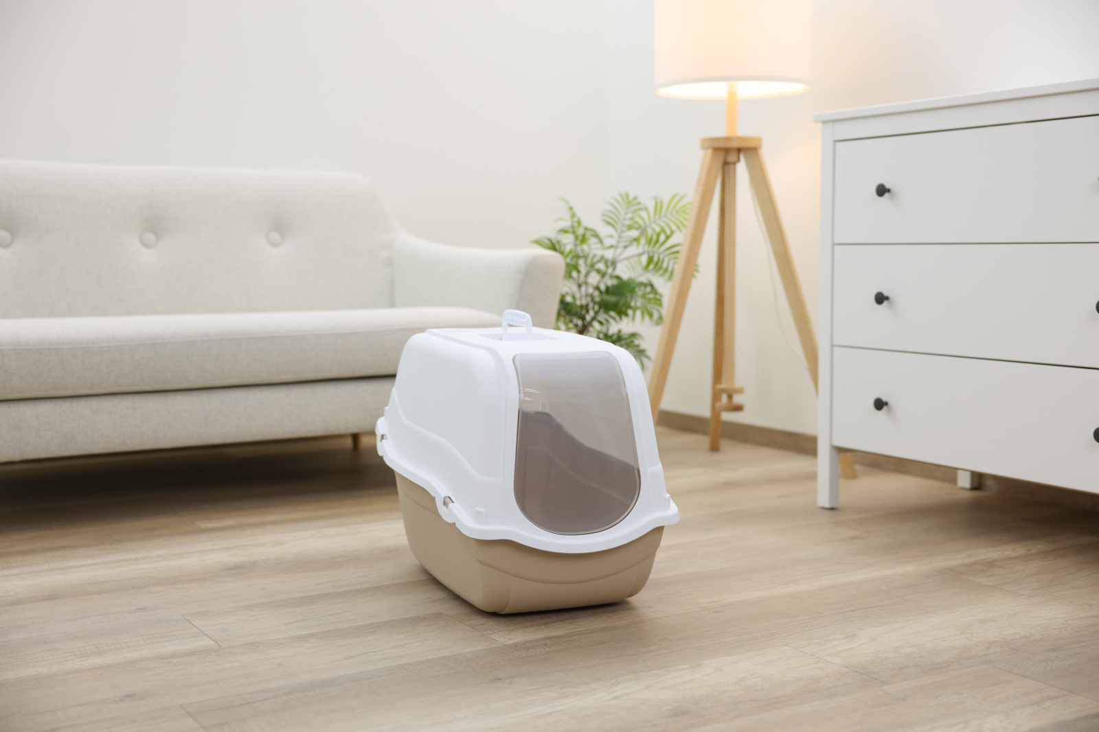 Kerbl Pet Minka lettiera gatto chiusa con filtro e maniglia