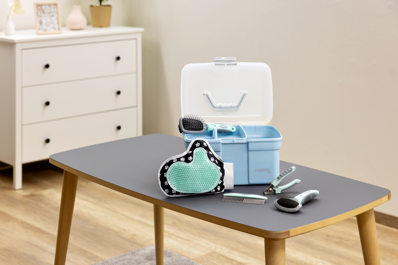 Kerbl Pet Dog Care Grooming Box kit toelettatura cane