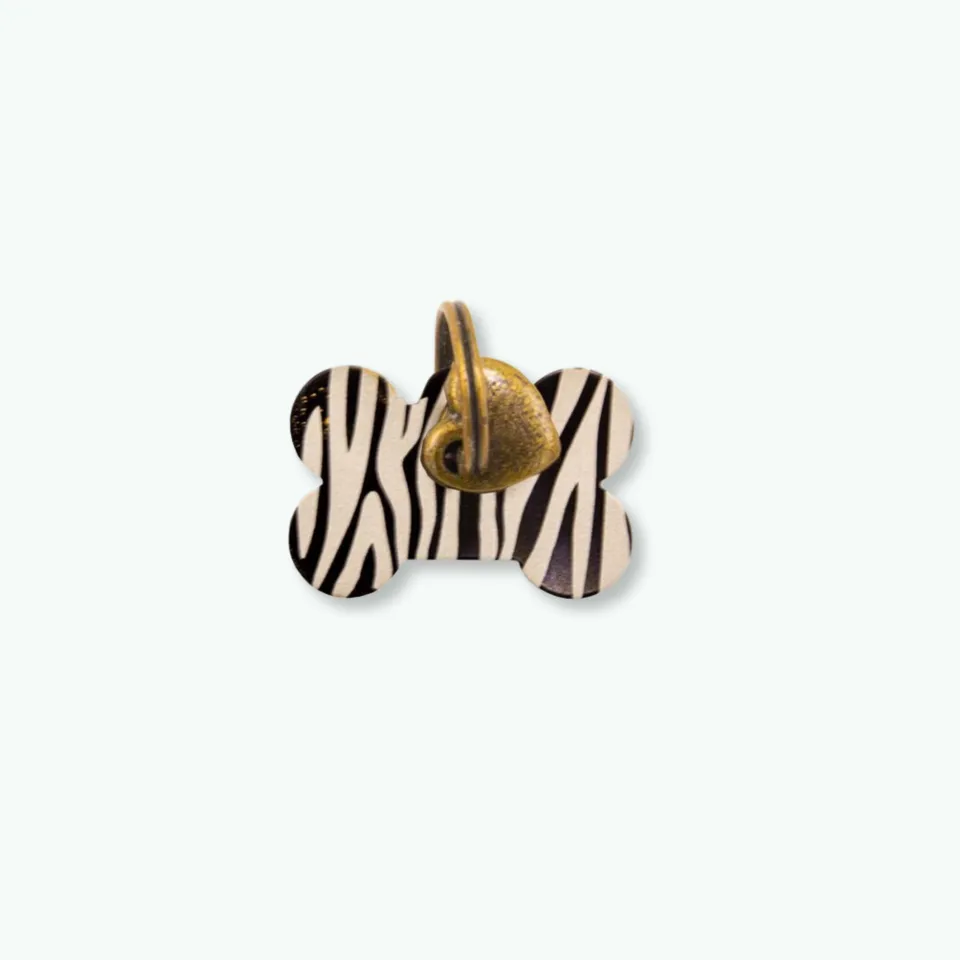 Dog with a Mission Zebra Botje S medaglietta cane personalizzata