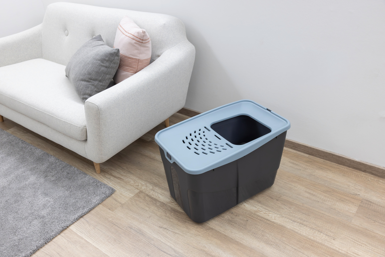 Kerbl Pet Cat Home & garden Buxo lettiera per gatto ingresso alto