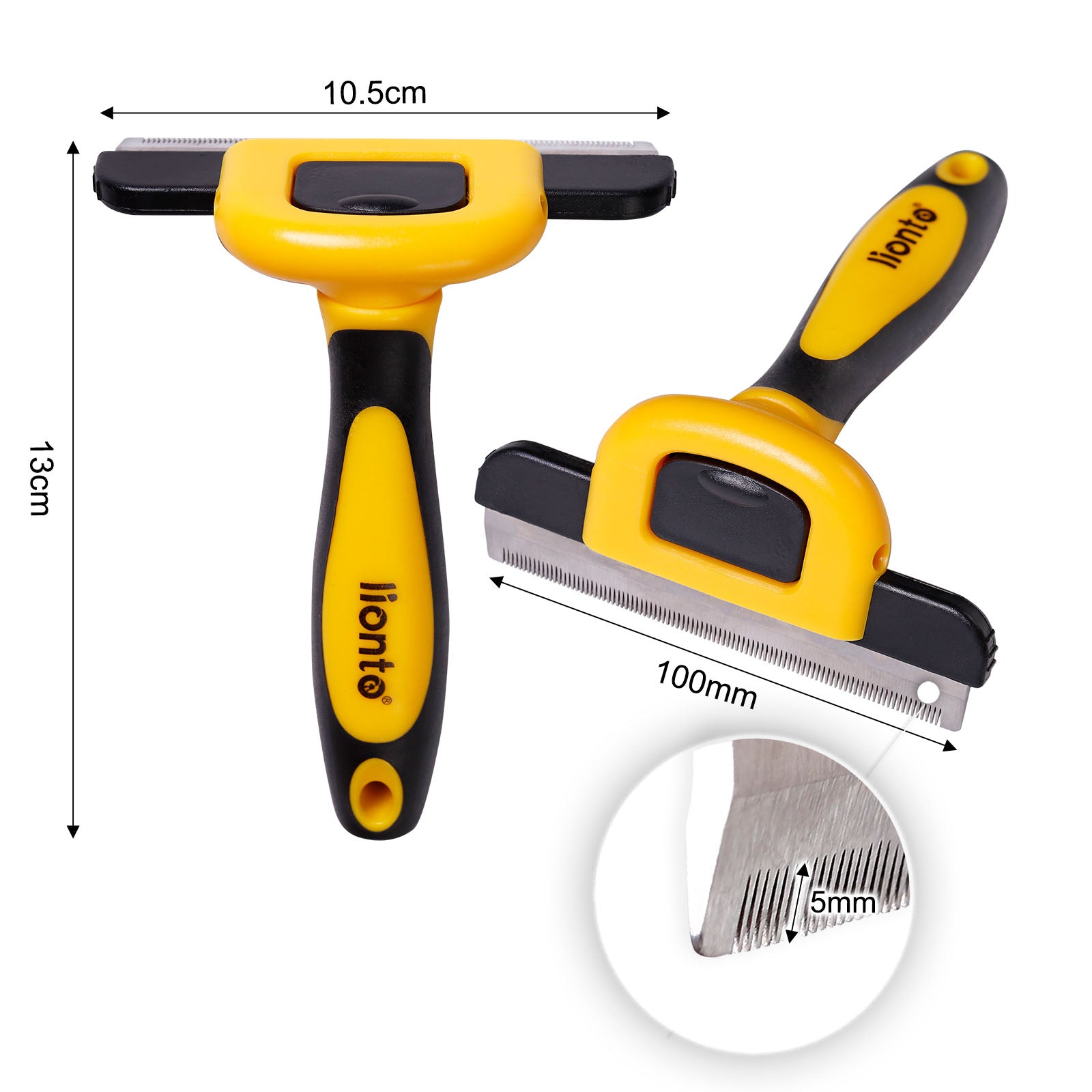 Lionto Spazzola Autopulente 18 cm Toelettatura Cani Gatti