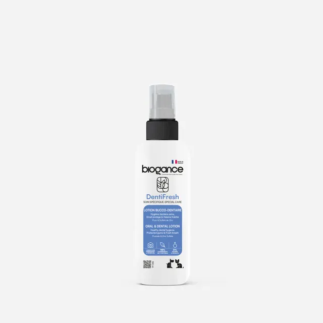 Biogance Dentifresh Cura Dentale Cane e Gatto Enzimi Menta