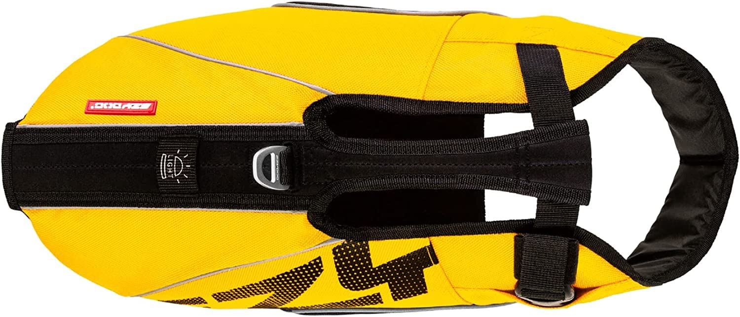 EzyDog DFD X2 Premium giubbotto salvagente cane L giallo