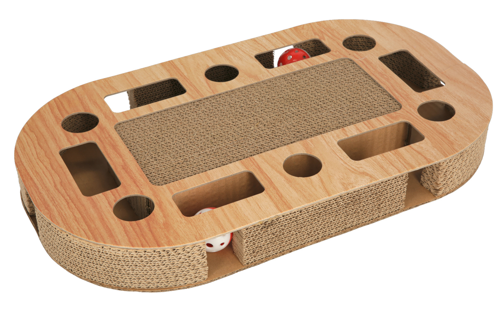 Kerbl Pet Ovalo tavoletta tiragraffi cartone ovale con catnip