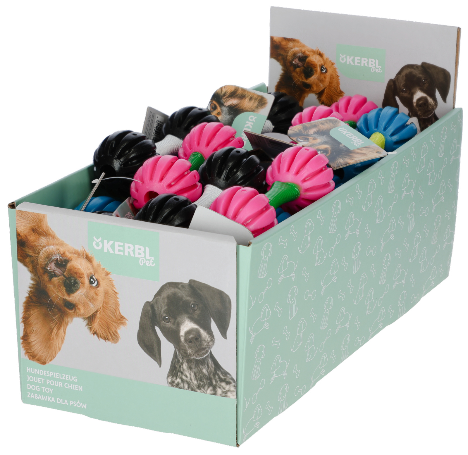 Kerbl Pet Dumbbell manubrio da masticare per cani in TPR