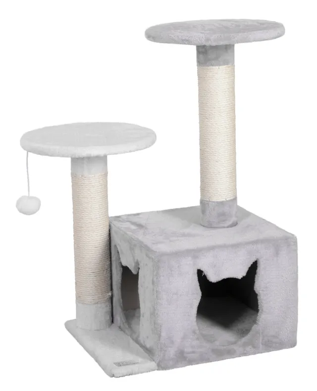 Kerbl Pet Saphir Light albero tiragraffi gatto con cuccia
